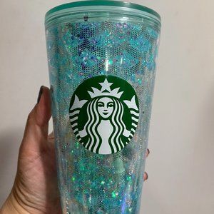 COPY - Starbucks Teal Snowglobe